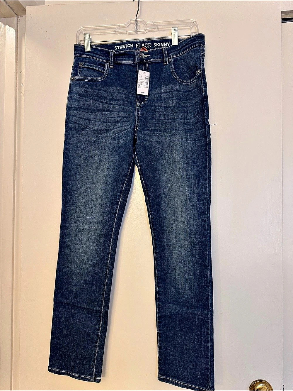 The Children's Place Sketch Place Skinny boys Size 14 husky Blue Skinny Jeans NW